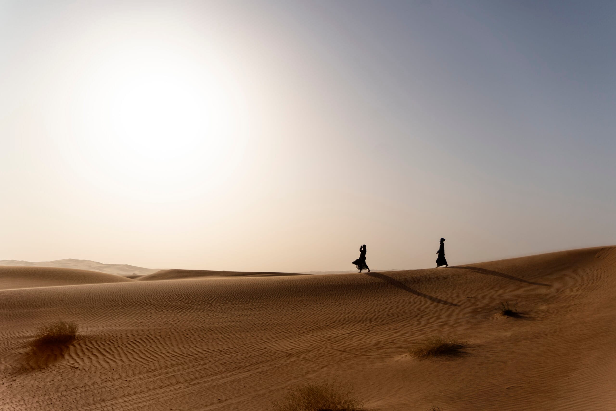 Tourists enjoying the Agadir desert tour.