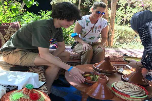 Authentic Moroccan cooking class in Taghazout with fresh ingredients and traditional techniques